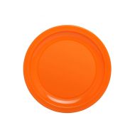 Plate Narrow Rim Orange 17cm Polycarb