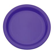 Plate Narrow Rim Purple 23cm Polycarb