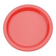 Plate Narrow Rim Red 23cm Polycarbonate