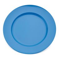 Plate Broad Rim Blue 21.5cm Polycarbonate