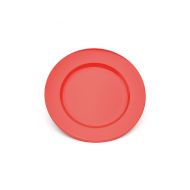 Plate Broad Rim Red 24cm Polycarbonate