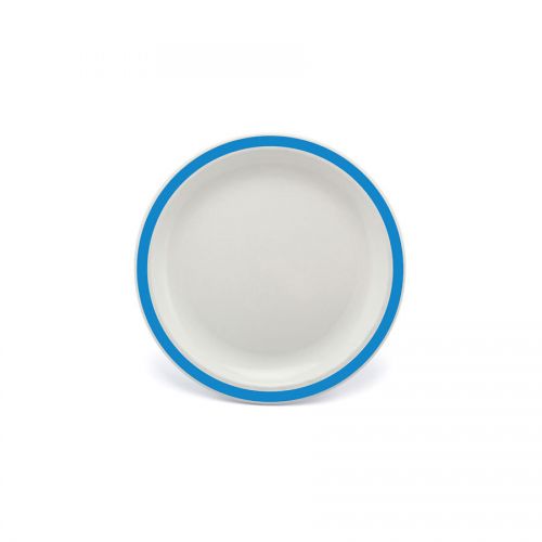 Duo Plate Narrow Rim Blue 17cm Polycarbonate