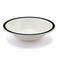 Duo Bowl Stone Rim Black 17cm Polycarbonate