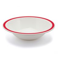 Duo Bowl Stone Rim Red 17cm Polycarbonate