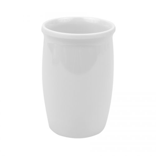 White Melamine Dressing Pot 110 x167mm 1L