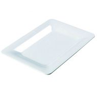 Palette Plate White Melamine Oblong 35x25x2.8cm