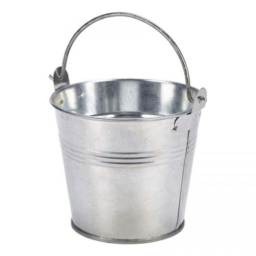 Mini Galvanised Steel Bucket 10 x 9cm