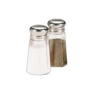 Salt Or Pepper Clear Glass &Stainless Steel 3cl