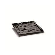 Melamine Crinkled Paper Black Tray 30.5x30.5cm