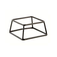 Rubber Coated Steel Square Stand 7 x 6 x 3 inch