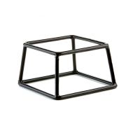 Rubber Coated Steel Black Stand Square