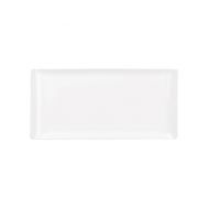 Rectangular White Melamine Buffet Tray