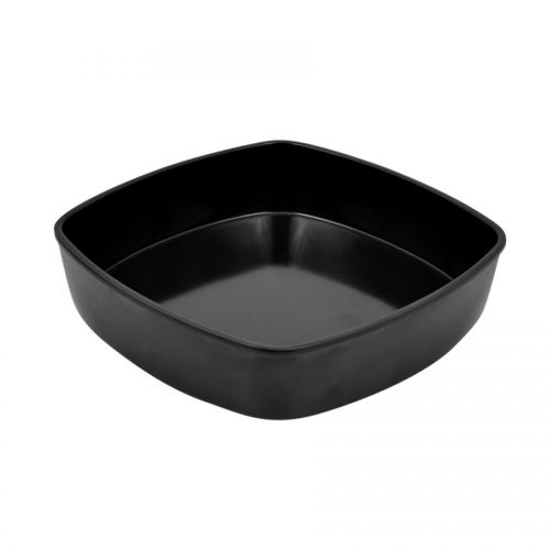 Black Melamine Mezze Bowl Insert 1L