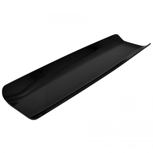 Black Melamine Curved 2/4 Gastro Tray