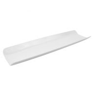 White Melamine Curved 2/4 Gastro Tray