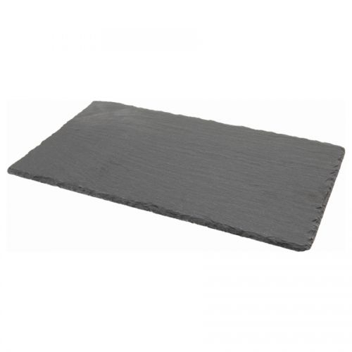 Genware Slate Platter 1/3 GN 32 x 18 Black