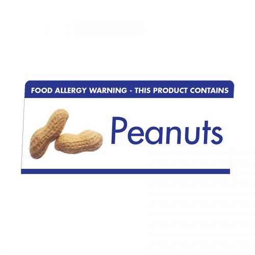 Allergen Buffet Notice Peanuts
