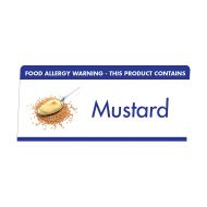 Allergen Buffet Notice Mustard