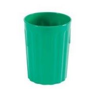 25cl Emerald Green Polycarbonate Fluted Tumbler