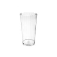 Polycarbonate Tumbler Fluted 10oz Clear