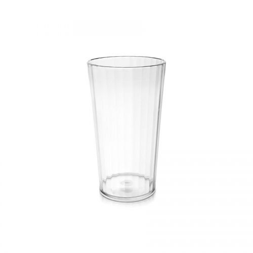 Polycarbonate Tumbler Fluted 10oz Clear