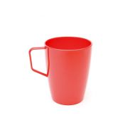 Handled Mug Red Polycarbonate 28cl