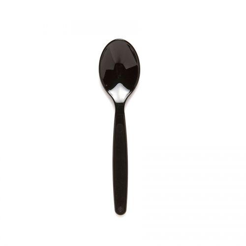 Polycarbonate Dessert Spoon Small 17cm Black