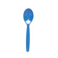 Polycarbonate Dessert Spoon Small 17cm Blue