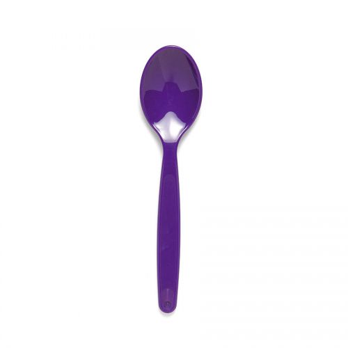 Polycarbonate Dessert Spoon Small 17cm Purple