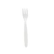 Harfield Polycarbonate Fork Small White 17cm