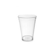 Polycarbonate Tumbler Fluted 7oz Clear