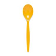 Polycarb Dessert Spoon Standard 20cm Yellow