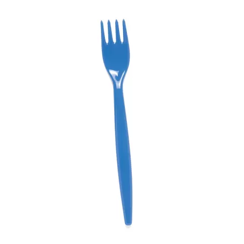 Harfield Antibacterial Polycarbonate Fork Blue 20cm