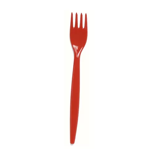 Harfield Antibacterial Polycarbonate Fork Red 20cm