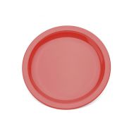 Plate Narrow Rim Red 17cm Antibacterial Poly