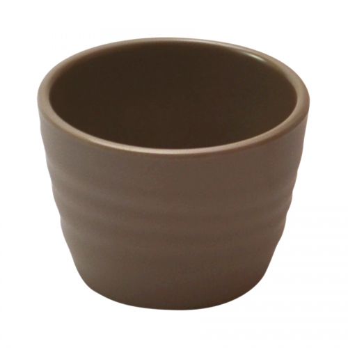 Stone Melamine Rippled Ramekin 7.5cl