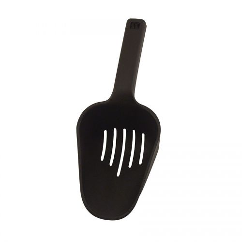 Slotted Ice Scoop Plastic Black 10oz