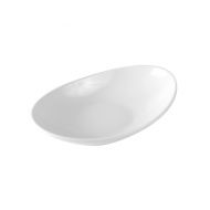 White Melamine Reef Low Dish 60ml