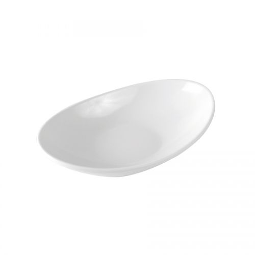 White Melamine Reef Low Dish 60ml