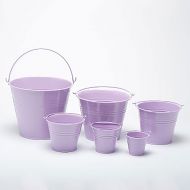 Metal Bucket 15cm Lilac