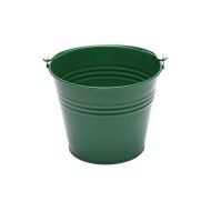 Metal Bucket 5.4cm High Dark Green