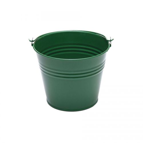 Metal Bucket 5.4cm High Dark Green