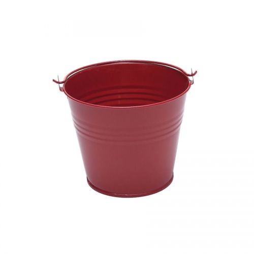 Metal Bucket 5.4cm High Red