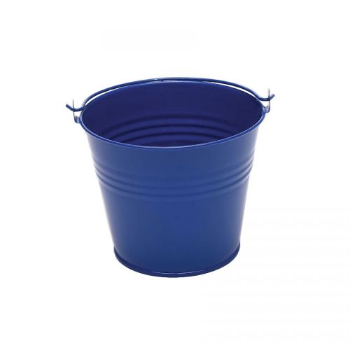 Metal Bucket 7cm High Navy Blue