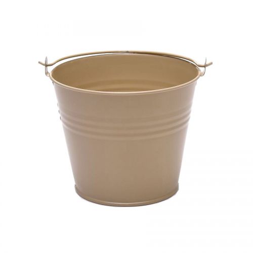 Metal Bucket 7cm High Cream