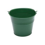 Metal Bucket 7cm High Dark Green