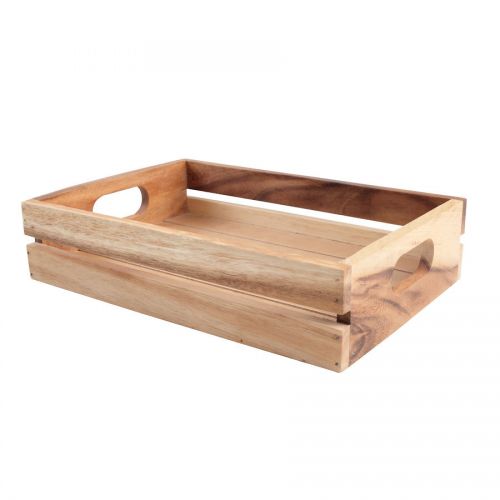 Medium Crate - PLAIN - In Rustic Acacia