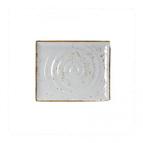 GN Craft White 1/2 Rect Platter 325x265mm