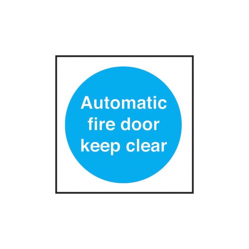 Automatic Fire Door Sign