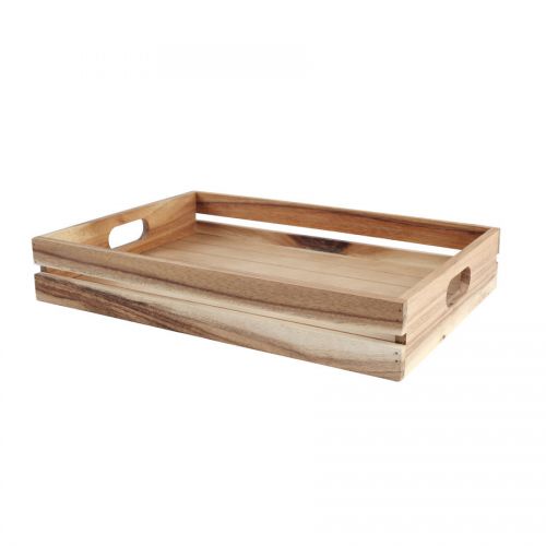 Large Crate - PLAIN - In Rustic Acacia